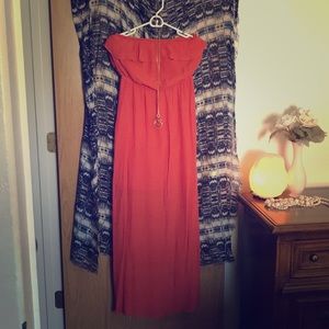 Off the shoulder maxi dress